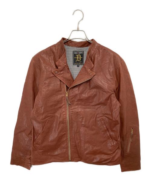 DRESS HIPPY（ドレスヒッピー）DRESS HIPPY (ドレスヒッピー) DH-RIDERS LEATHER JACKET　ディーエイチ・ライダース・レザー・ジャケット ブラウン サイズ:Mの古着・服飾アイテム