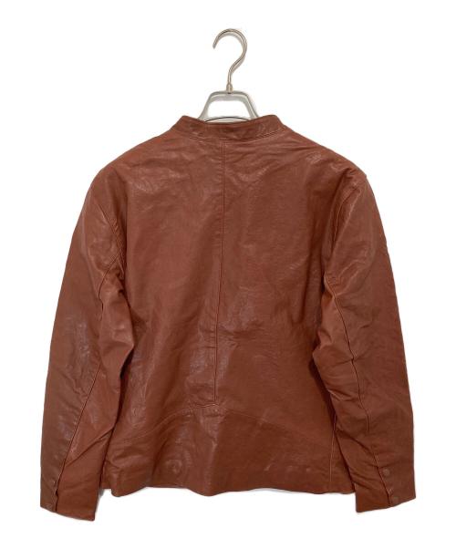 DRESS HIPPY（ドレスヒッピー）DRESS HIPPY (ドレスヒッピー) DH-RIDERS LEATHER JACKET　ディーエイチ・ライダース・レザー・ジャケット ブラウン サイズ:Mの古着・服飾アイテム