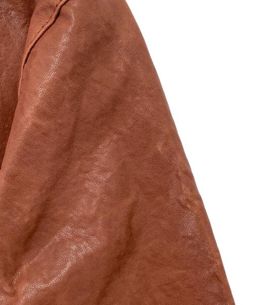 DRESS HIPPY（ドレスヒッピー）DRESS HIPPY (ドレスヒッピー) DH-RIDERS LEATHER JACKET　ディーエイチ・ライダース・レザー・ジャケット ブラウン サイズ:Mの古着・服飾アイテム