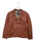DRESS HIPPY（ドレスヒッピー）の古着「DH-RIDERS LEATHER JACKET　ディーエイチ・ライダース・レザー・ジャケット」｜ブラウン
