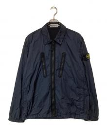 STONE ISLAND（ストーンアイランド）の古着「Zip Pocket Overshirt　ジップ ポケット オーバーシャツ　751510523」｜ネイビー