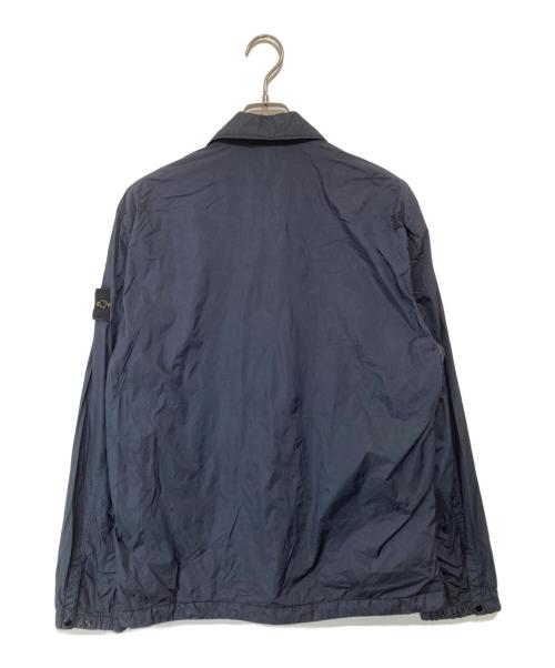 STONE ISLAND（ストーンアイランド）STONE ISLAND (ストーンアイランド) Zip Pocket Overshirt　ジップ ポケット オーバーシャツ　751510523 ネイビー サイズ:Sの古着・服飾アイテム