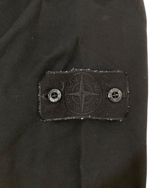 STONE ISLAND（ストーンアイランド）STONE ISLAND (ストーンアイランド) Ghost Piece Popover Hoodie ゴーストピースプルオーバーパーカー ブラック サイズ:Sの古着・服飾アイテム