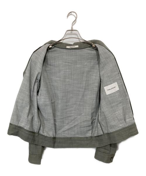 TAGLIATORE（タリアトーレ）TAGLIATORE (タリアトーレ) ショートジャケット グレー サイズ:46の古着・服飾アイテム