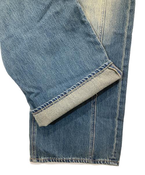 SLY（スライ）SLY (スライ) J/W SWITCHING STRAIGHT PT ジャストウエストソフトスウィッチングストレートパンツ 030JSR11-3511 インディゴ サイズ:1の古着・服飾アイテム