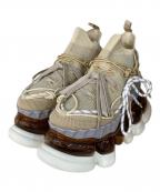 Mikio Sakabeミキオサカベ）の古着「"JEWELRY" ARK TARTE CONFUSING MSAW25SHOES02 MIKIOSAKABE」｜ベージュ