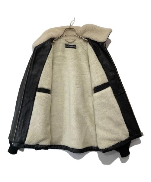 WACKO MARIA（ワコマリア）WACKO MARIA (ワコマリア) 25AW LEATHER BOA JACKET レザー ボア ジャケット 25FW-WMO-BL01 ブラック サイズ:Mの古着・服飾アイテム