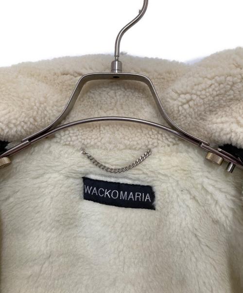 WACKO MARIA（ワコマリア）WACKO MARIA (ワコマリア) 25AW LEATHER BOA JACKET レザー ボア ジャケット 25FW-WMO-BL01 ブラック サイズ:Mの古着・服飾アイテム
