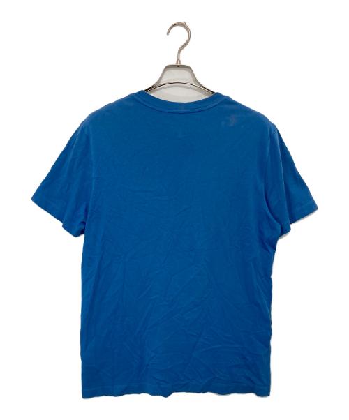 MONCLER（モンクレール）MONCLER (モンクレール) ロゴ クルーネック Tシャツ　T20918C00047 ブルー サイズ:Mの古着・服飾アイテム