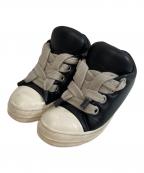 RICK OWENSリックオウエンス）の古着「ルクソール ジャンボ Luxor Jumbo Padded Low 'Black Milk' RU02C7893-LLPW2-911」｜ブラック