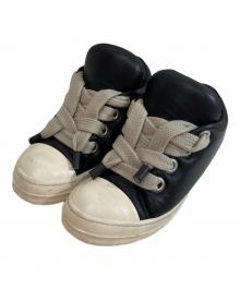 RICK OWENS（リックオウエンス）の古着「ルクソール ジャンボ Luxor Jumbo Padded Low 'Black Milk' RU02C7893-LLPW2-911」｜ブラック