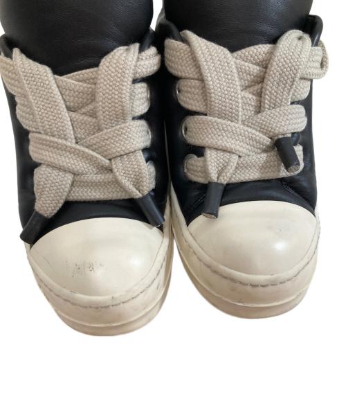 RICK OWENS（リックオウエンス）RICK OWENS (リックオウエンス) ルクソール ジャンボ Luxor Jumbo Padded Low 'Black Milk' RU02C7893-LLPW2-911 ブラック サイズ:41の古着・服飾アイテム