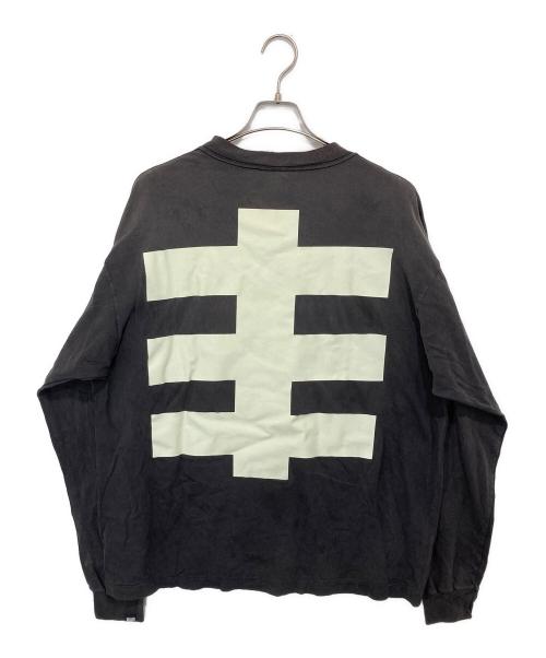 SAINT MICHAEL（セントマイケル）SAINT MICHAEL BOUNTY HUNTER SAINT MICHAEL　BH LS T-SHIRT/BONE　ビーエイチロングスリーブTシャツボーン　26SS　SM-MK8-0000-C30 ブラック サイズ:XLの古着・服飾アイテム