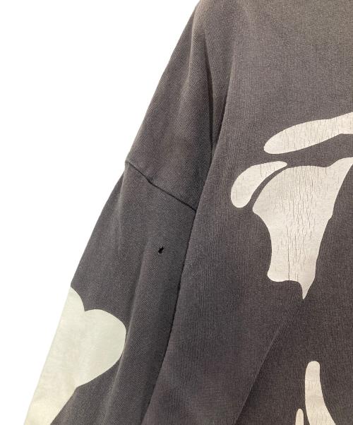 SAINT MICHAEL（セントマイケル）SAINT MICHAEL BOUNTY HUNTER SAINT MICHAEL　BH LS T-SHIRT/BONE　ビーエイチロングスリーブTシャツボーン　26SS　SM-MK8-0000-C30 ブラック サイズ:XLの古着・服飾アイテム