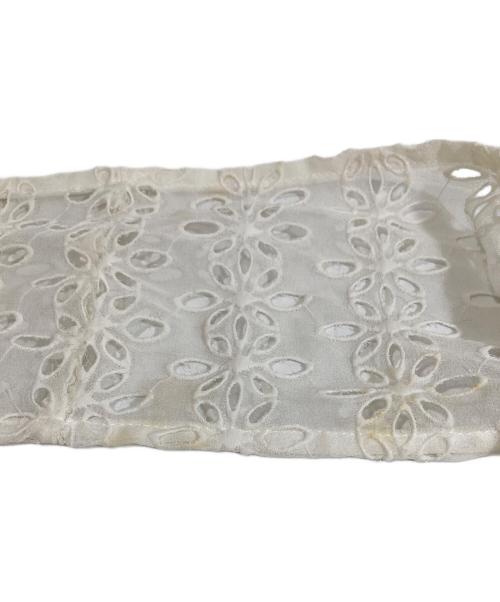 ROBE DE CHAMBRE COMME DES GARCONS（ローブドシャンブル コムデギャルソン）ROBE DE CHAMBRE COMME DES GARCONS (ローブドシャンブル コムデギャルソン) レースワンピース RO-100070 ホワイト サイズ:FREEの古着・服飾アイテム