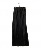 ENOFイナフ）の古着「ace long skirtスカート　EN25SK01 エースロングスカート」｜ブラック