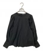 CELERI×DEUXIEME CLASSEセルリ×ドゥーズィエム クラス）の古着「volume sleeve ブラウス」｜ブラック
