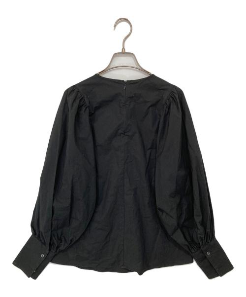 CELERI（セルリ）CELERI (セルリ) DEUXIEME CLASSE (ドゥーズィエム クラス) volume sleeve ブラウス ブラック サイズ:Fの古着・服飾アイテム