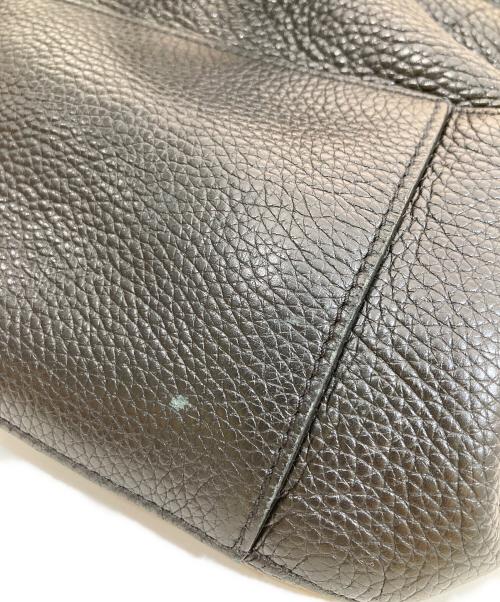 Salvatore Ferragamo（サルヴァトーレ フェラガモ）Salvatore Ferragamo (サルヴァトーレ フェラガモ) レザートートバッグ ブラックの古着・服飾アイテム
