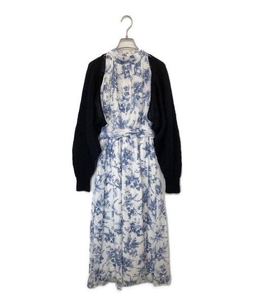 Snidel（スナイデル）Snidel (スナイデル) アメスリワンピ×ボレロカーデセット SWNO251137 スカイブルー サイズ:1の古着・服飾アイテム