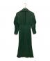 Mame Kurogouchi (マメクロゴウチ) Stripe Jacquard Dress ストライプジャガードドレス グリーン サイズ:1：17000円