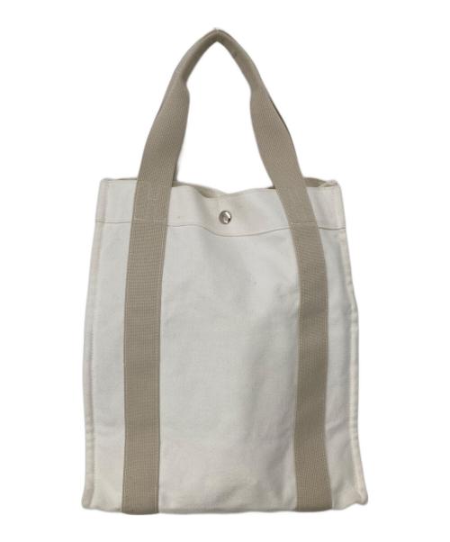 HERMES（エルメス）HERMES (エルメス) ノマードPM キャンバストートバッグ ホワイトの古着・服飾アイテム