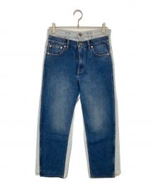 Maison Margiela（メゾンマルジェラ）の古着「SPLICING DENIM PANT スプライシングデニムパンツ」｜インディゴ