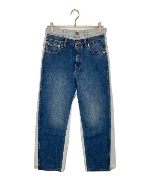Maison Margiela（メゾンマルジェラ）Maison Margiela (メゾンマルジェラ) SPLICING DENIM PANT スプライシングデニムパンツ インディゴ サイズ:38の古着・服飾アイテム
