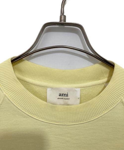 AMI Alexandre Mattiussi（アミアレクサンドルマテュッシ）AMI Alexandre Mattiussi (アミアレクサンドルマテュッシ) クルーネックスウェット イエロー サイズ:XSの古着・服飾アイテム