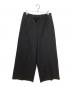 HYKE（ハイク）の古着「TASLAN TWILL WIDE LEG PANTS タスランツイルワイドレッグパンツ」｜ブラック