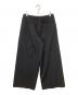 HYKE (ハイク) TASLAN TWILL WIDE LEG PANTS タスランツイルワイドレッグパンツ ブラック サイズ:５：15000円