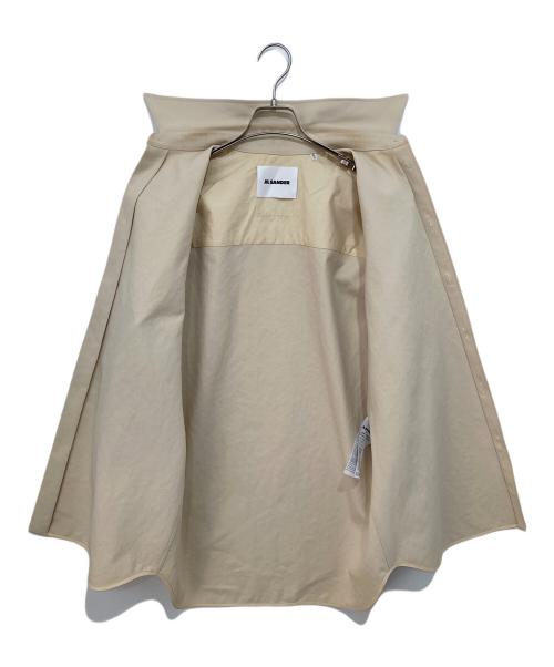 JIL SANDER（ジルサンダー）JIL SANDER (ジルサンダー) ライトウェイト ウール ギャバジン シャツ イエロー サイズ:38/15の古着・服飾アイテム