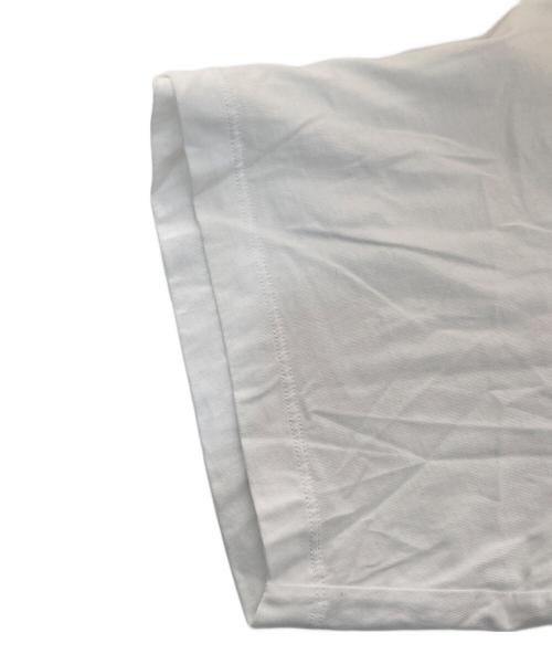 MM6 Maison Margiela（エムエムシックスメゾンマルジェラ）MM6 Maison Margiela (エムエムシックスメゾンマルジェラ) ナンバリング ロゴT クルーネック ホワイト サイズ:Mの古着・服飾アイテム