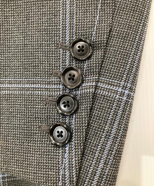 MARNI（マルニ）MARNI (マルニ) チェックテーラードジャケット　GIMA0112U1TW893 グレー サイズ:38の古着・服飾アイテム