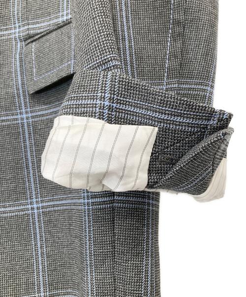 MARNI（マルニ）MARNI (マルニ) チェックテーラードジャケット　GIMA0112U1TW893 グレー サイズ:38の古着・服飾アイテム