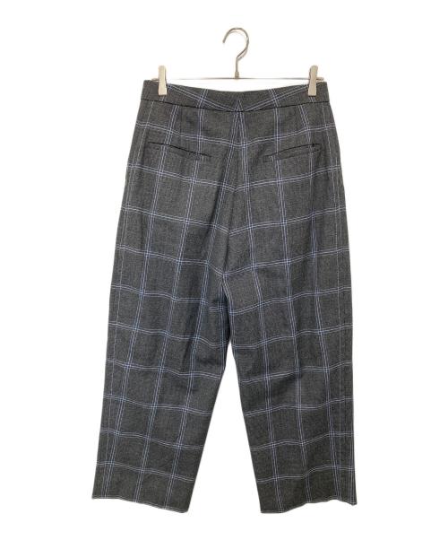 MARNI（マルニ）MARNI (マルニ) ワイドチェックスラックス グレー サイズ:40の古着・服飾アイテム