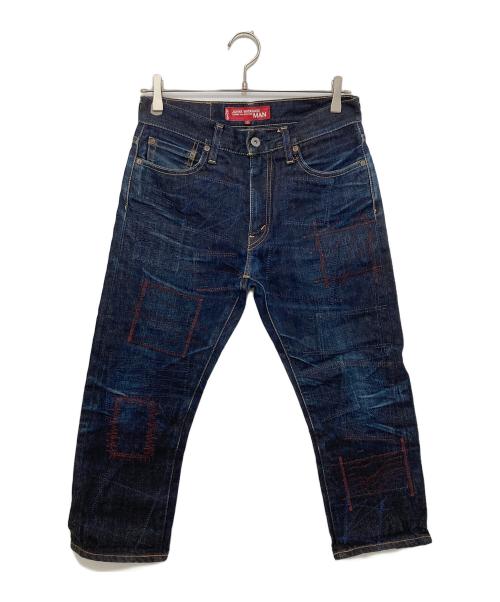 JUNYA WATANABE MAN（ジュンヤワタナベマン）JUNYA WATANABE MAN (ジュンヤワタナベマン) LEVI'S (リーバイス) 513 ステッチデニムパンツ インディゴ サイズ:XSの古着・服飾アイテム