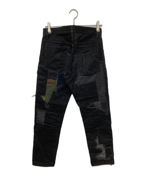 eYe COMME des GARCONS JUNYAWATANABE MAN（アイ コム デ ギャルソン ジュンヤ ワタナベ マン）eYe COMME des GARCONS JUNYAWATANABE MAN (アイ コム デ ギャルソン ジュンヤ ワタナベ マン) パッチワークデニムパンツ ブラック サイズ:XSの古着・服飾アイテム