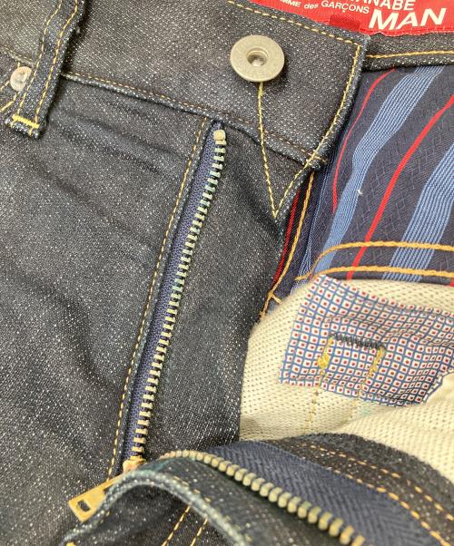 JUNYA WATANABE MAN（ジュンヤワタナベマン）JUNYA WATANABE MAN (ジュンヤワタナベマン) LEVI'S (リーバイス) 綿ニットデニムパンツ WP-P208 AD2015 インディゴ サイズ:XSの古着・服飾アイテム