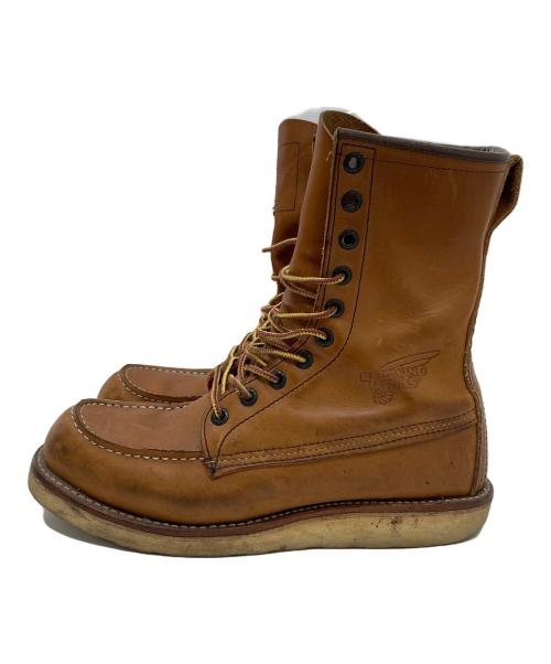 RED WING（レッドウィング）RED WING (レッドウィング) 8-inch Classic Moc 8インチ クラシックモック USA製 877 ブラウン サイズ:7Dの古着・服飾アイテム