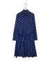 LAUREN RALPH LAUREN（ローレン ラルフ ローレン）の古着「長袖ワンピース」｜ネイビー