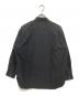 COMME des GARCONS HOMME (コムデギャルソン オム) 22AW 綿タイプライター製品染めセミビッグレギャラ―カラーシャツ　HJ-B004 ブラック サイズ:M：13000円