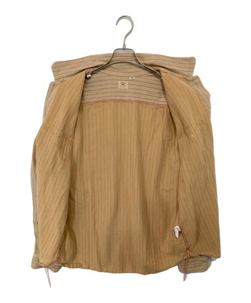 SUGAR CANE（シュガーケーン）SUGAR CANE (シュガーケーン) COKE STRIPE WORK SHIRT　コーク ストライプ ワーク シャツ　SC28652 ベージュ サイズ:XLの古着・服飾アイテム