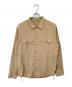 SUGAR CANE（シュガーケーン）の古着「COKE STRIPE WORK SHIRT　コーク ストライプ ワーク シャツ　SC28652」｜ベージュ