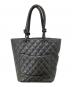 CHANEL (シャネル) ミディアムトートバッグ ブラック：260000円