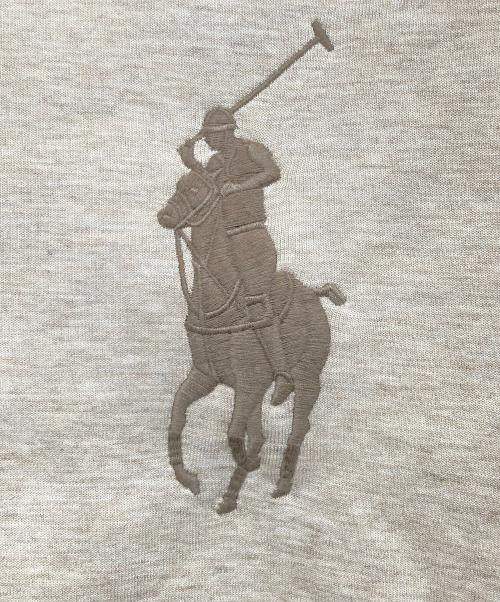 POLO RALPH LAUREN（ポロ・ラルフローレン）POLO RALPH LAUREN (ポロ・ラルフローレン) ビッグポニー刺繍パーカー ベージュ サイズ:Lの古着・服飾アイテム