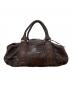BALENCIAGA (バレンシアガ) ホイッスルレザーハンドバッグ ブラウン：80000円