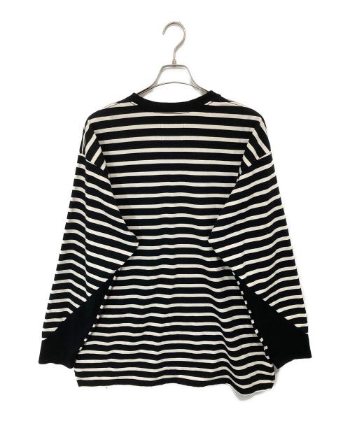 CMF OUTDOOR GARMENT（コンフィーアウトドアガーメント）CMF OUTDOOR GARMENT (コンフィーアウトドアガーメント) SLOW DRY BORDER TEE ブラック×ホワイト サイズ:Mの古着・服飾アイテム