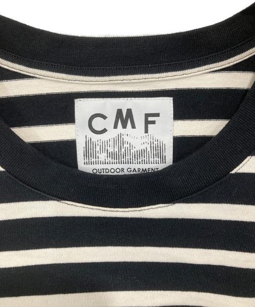 CMF OUTDOOR GARMENT（コンフィーアウトドアガーメント）CMF OUTDOOR GARMENT (コンフィーアウトドアガーメント) SLOW DRY BORDER TEE ブラック×ホワイト サイズ:Mの古着・服飾アイテム