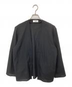 MARKAマーカ）の古着「NEW MINIMALIST CARDIGAN WOOL CORDURA HIGH TWISTED M21A-08SH01C」｜ブラック